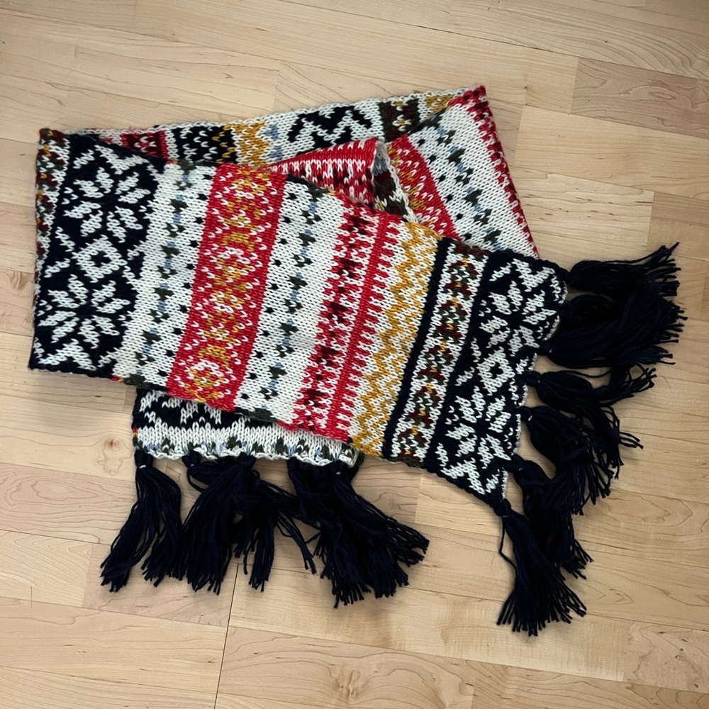 Fair isle pattern Scarf